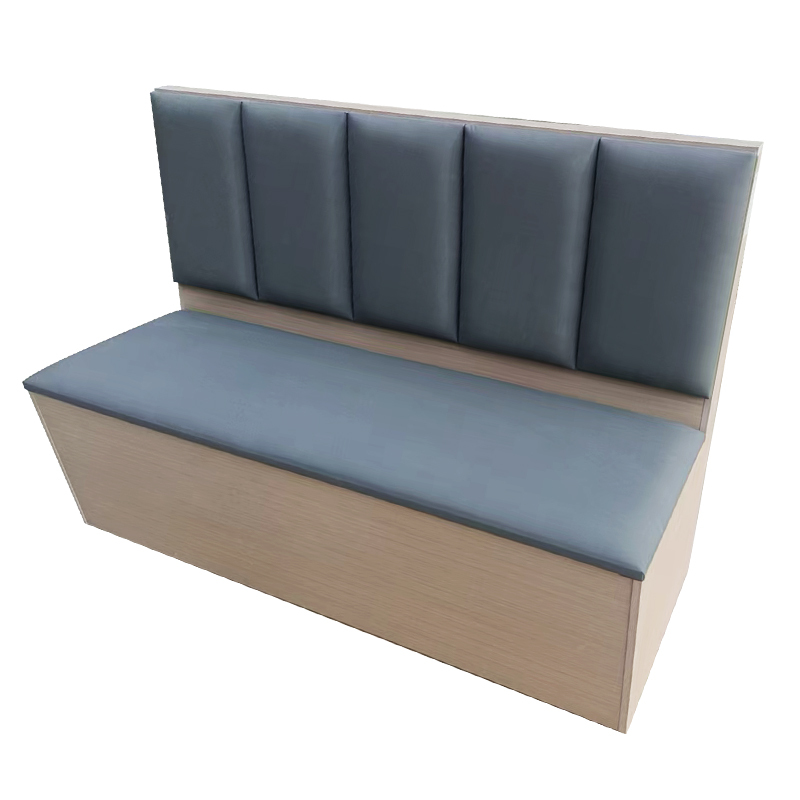 广亿隆卡座沙发餐厅软包储物沙发