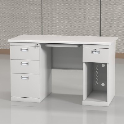 臻远ZY-GZZ-02钢制电脑桌办公桌职员桌员工桌学生写字台1.4米A款