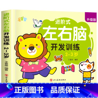[2-3岁]左右脑思维训练 [正版]儿童左右脑开发逻辑思维训练2-3-4-5-6岁全脑开发游戏书幼儿园大班中班小班宝宝专