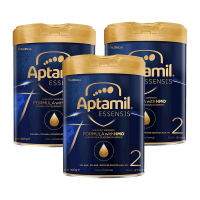 [三罐装]爱他美(Aptamil)ESSENSIS奇迹蓝罐 HMO婴儿配方奶粉 2段 6-12月900g[27年10月]