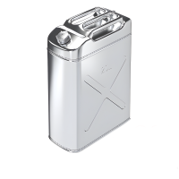 鸿启纳 不锈钢汽油桶(铝合金盖) HQN-YT02[201]升级加厚 立式 20升 (单位:个)