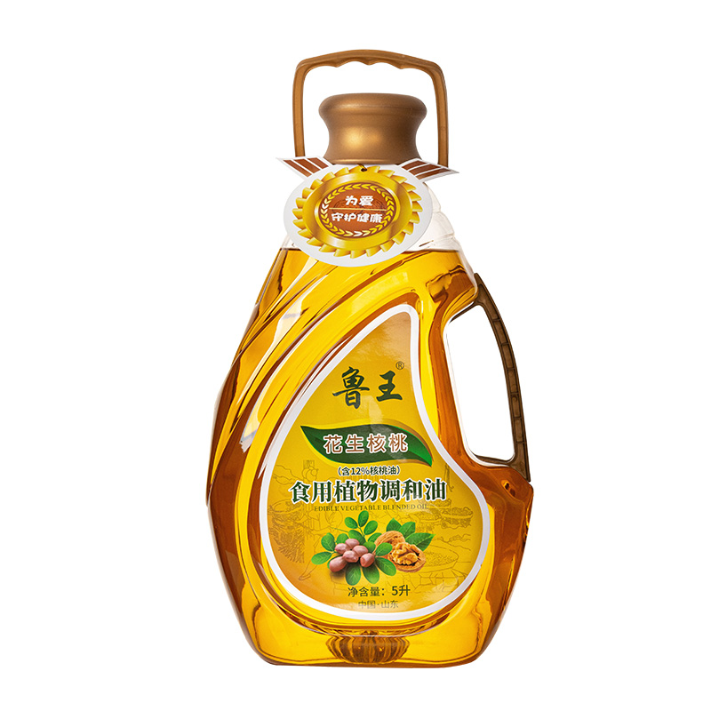 鲁王 花生核桃食用植物调和油 5L