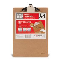 晨光 M&G 蝴蝶夹木质纤维板 ADM94875 A4 (原木色) 24个/箱 个