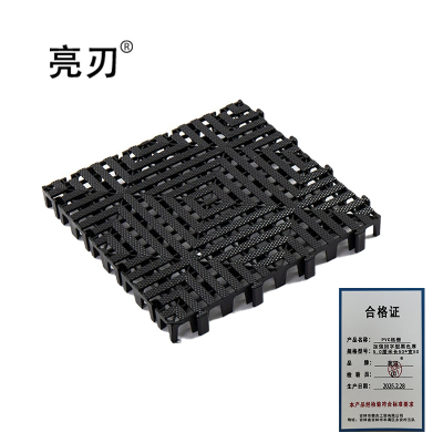 亮刃 PVC格栅 加强回字型黑色厚5.0厘米长50*宽50 块