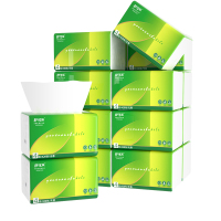 舒可乐 原生木浆4层105抽*18包加量大包抽取式面巾抽纸餐巾纸擦手纸舒可乐卫生纸巾 母婴可用 18包箱装