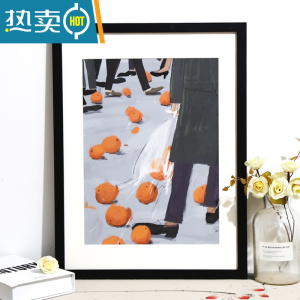 敬平A1 A2 2K4开16K 11 24 30 32 36寸素描水彩海报相框挂墙画框装裱 黑色 小24寸[40.5*6