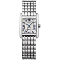 Longines/浪琴女士石英瑞士腕表xmm银色矩形表盘不锈钢表带