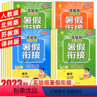4本:[暑假+预习单]语文+数学 人教版 小学一年级 [正版]2023新版实验班暑假衔接一升二升三四五六年级下册上册语文