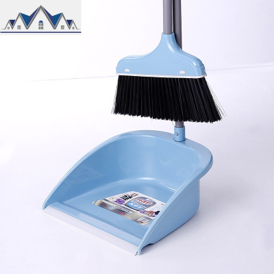 塑料魔法扫把套装软毛扫地扫帚卫生间家用扫把清洁簸箕组合 三维工匠