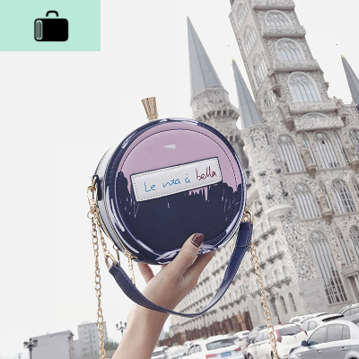 网红小圆包包女2020新款时尚潮手提单肩小包链条斜挎包女百搭insNEW LAKE女斜挎包