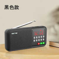 先科(SAST)多功能插卡蓝牙收音机 V20 黑色+16G内存卡+充电器 高保真大喇叭超长续航迷你小巧便携可调频环绕音效