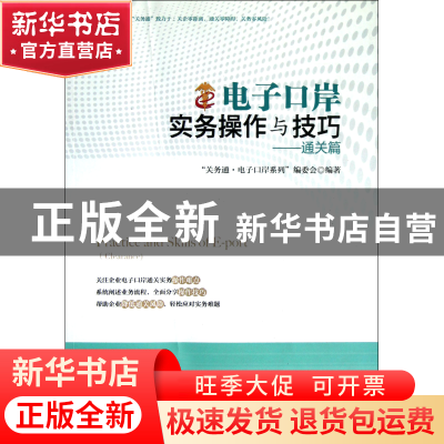 正版 电子口岸实务操作与技巧--通关篇/关务通电子口岸系列 关务