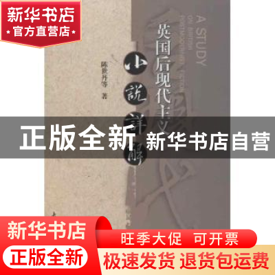 正版 英国后现代主义小说详解 陈世丹等著 南开大学出版社 978731