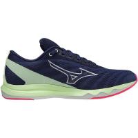 MIZUNO男士跑步鞋防滑耐磨舒适时尚拼色百搭运动鞋训练鞋 Wave Shadow 5