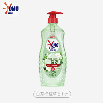 奥妙洗洁精 家用洗涤剂清新护手温和 白茶柠檬1kg