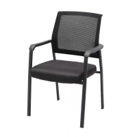 亿铁 网布餐椅四脚扶手靠背椅 YWSJ593 把