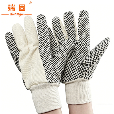端固 帆布点珠帆布手套 90g 双