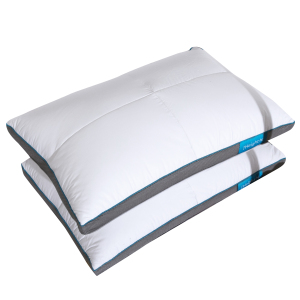 伊伊爱 全棉天鹅湖中枕单人枕芯白色