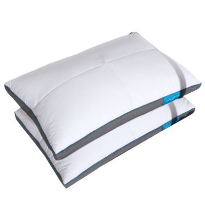 伊伊爱 全棉天鹅湖中枕单人枕芯白色