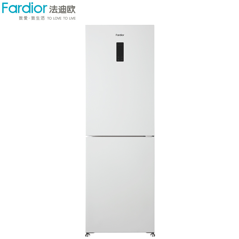 法迪欧双门冰箱BCD-262WBDPL/NC 262升大容量电脑控温左开门四星级节能高效