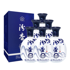 山西汾杏酒珍藏F18清香型白酒53度475ml*6瓶高度粮食酒整箱宴请送礼