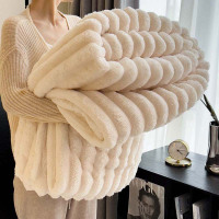 铁斯特 兔兔绒多功能毛毯 TST-T200 (备注颜色)