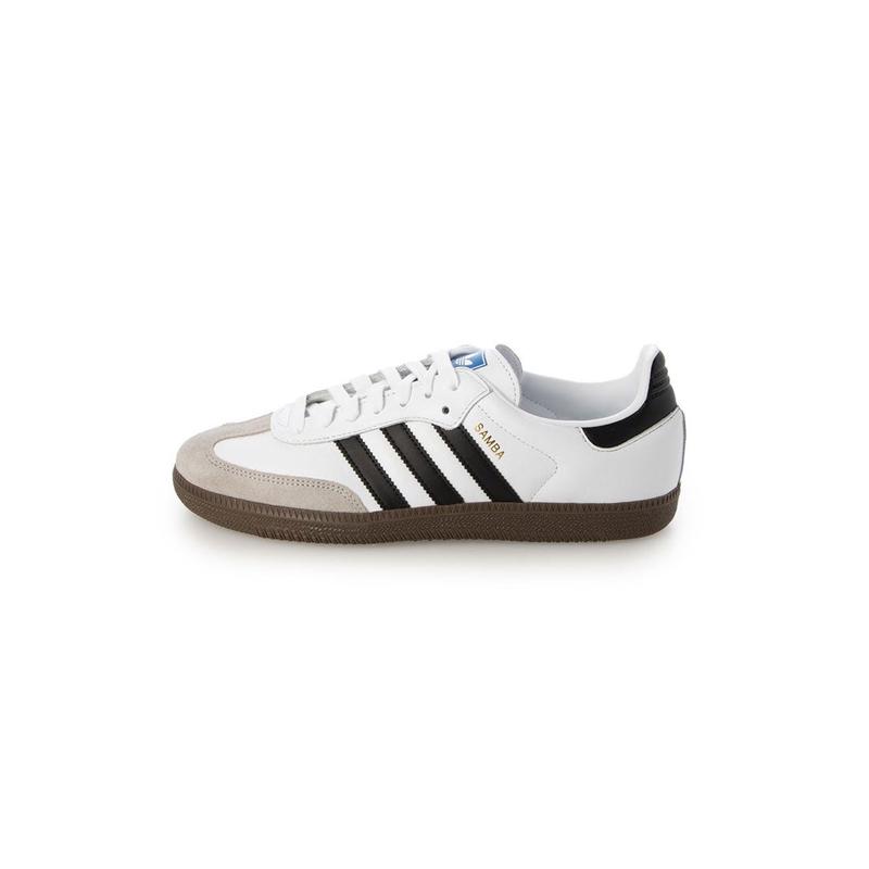 阿迪达斯(adidas)板鞋休闲鞋百搭真皮拼接圆头系带白色街头潮流女