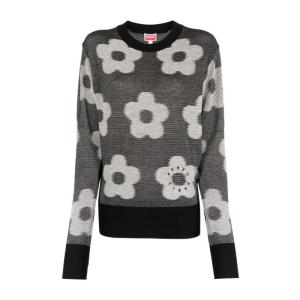 高田贤三(Kenzo)女运动针织衫圆领长袖套头保暖休闲百搭女士卫衣