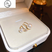 JiMi珍珠耳夹女耳骨夹轻奢高感级小众设计无耳洞耳环2023新款耳饰