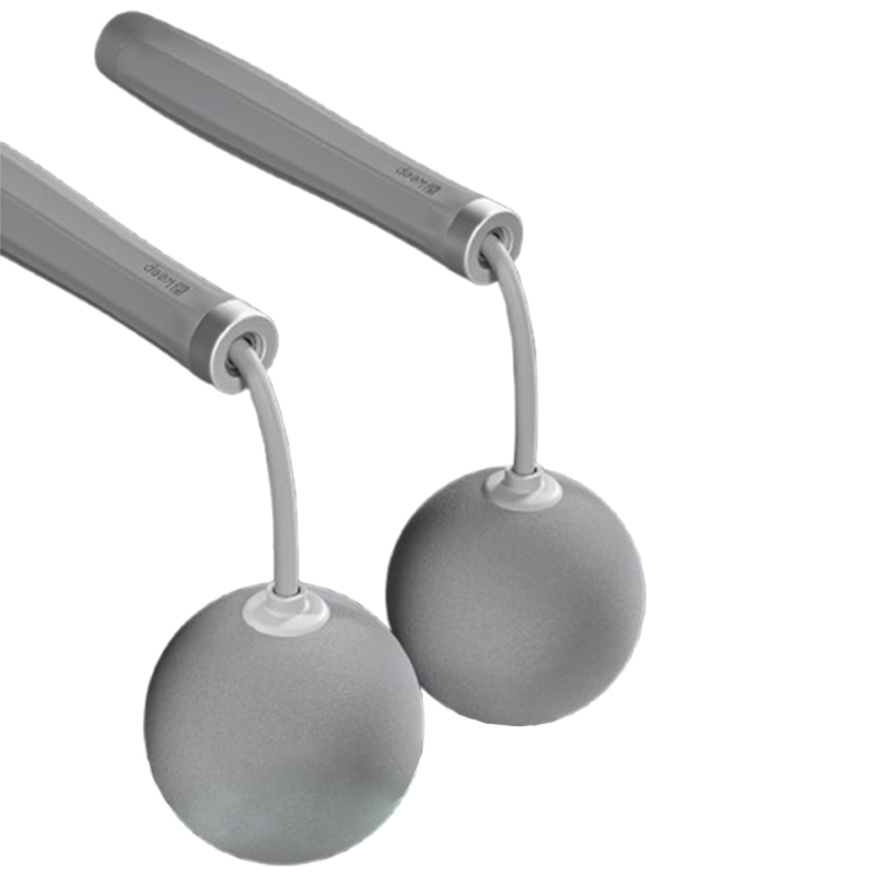 Keep跳绳Y负重健身运动无绳大球+有绳组合冰川灰