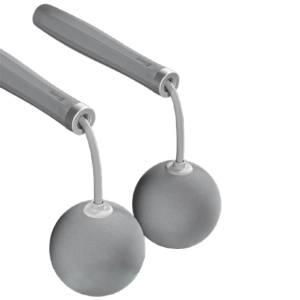 Keep跳绳Y负重健身运动无绳大球+有绳组合冰川灰