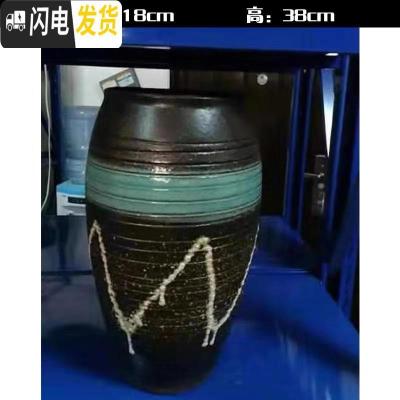 三维工匠微瑕粗陶陶瓷花盆特大号紫砂花盆透气陶罐多肉老庄盆高法师盆 颜色随机微瑕 特大花盆容器