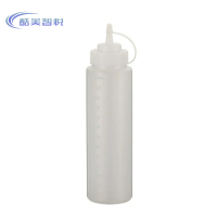 酷美智悦 塑料挤酱瓶白色450ml KM-JZ475 个