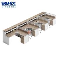 铭思达屏风卡座F型四人位含柜套