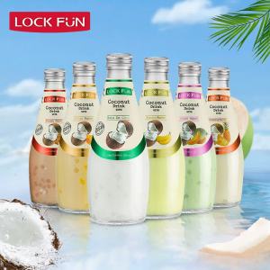 乐可芬泰国进口椰子水290ml*12瓶整箱 混合口味饮料椰奶椰浆椰子水椰汁