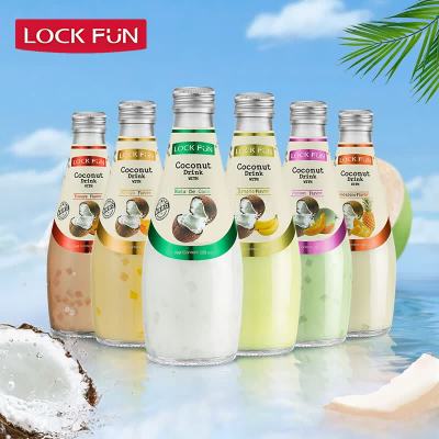 乐可芬泰国进口椰子水290ml*12瓶整箱 混合口味饮料椰奶椰浆椰子水椰汁