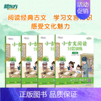 小学语文主题阅读训练 小学一年级 [正版]新东方优学练小古文阅读分层训练 小学语文三年级四五六年级文言文100课小学生必