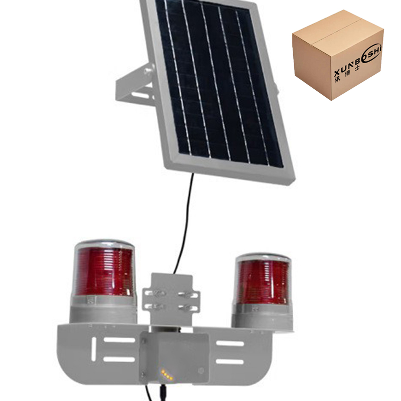 讯博士 SGBJQ200 2*0.5W 3.7V 75次/min 续航时间≥50h IP65 红光 LED(含立杆) 太阳能声光报警器 (计价单位:盏) 银色