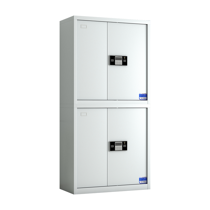 臻远 ZYJJ-80036 保密柜 分双节电子锁 灰白色 长900*宽420*高1900mm 单位:1台