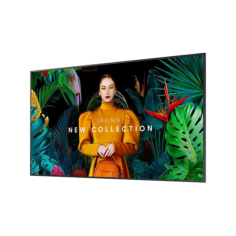 三星(SAMSUNG)QB43C 43英寸4K高清显示器壁挂广告机会议显示屏