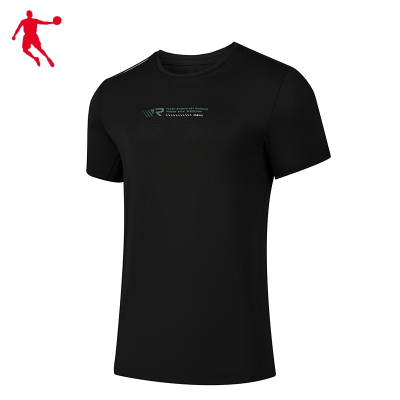 乔丹 短袖T恤衫 梭织T恤 衫男T恤 KHS13231422 男款 黑色 4XL码 件