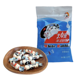 大白兔奶糖227g袋装奶糖零食婚庆喜糖休闲零食品