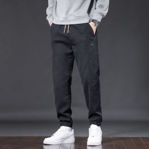 男生裤子百搭潮牌时尚运动卫裤男士秋冬宽松显瘦休闲裤男