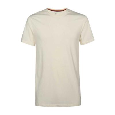 Paul Smith棉质圆领短袖T恤男装简约直下摆百搭基础款夏装