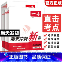 2本[语文+数学] 一年级上 [正版]小学语文数学期末冲刺100分上下册RJ版12345年级专项模拟真题冲刺卷人教 期中