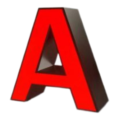 鹿鸣原 亚克力发光字 100*100 个