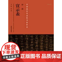 正版 中国代表性书法作品钟繇《宣示表》 张海 河南美术
