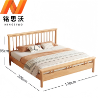 铭思沃木床200*120*95cm张