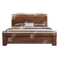 居将 JJ4022921 胡桃木实木床1.5米单人床