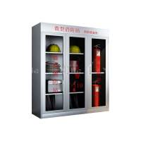 翌嘉 YJ406013053 201 不锈钢消防柜应急物资柜微型消防站消防工具展示柜